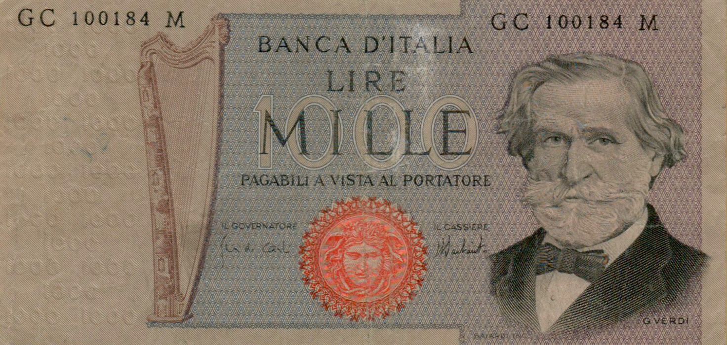 Italy 1000 1969 XF P-101/a